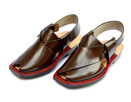 Men’s Leather patent Original Norozi Double sole Chappal Kheri sku1650 Black