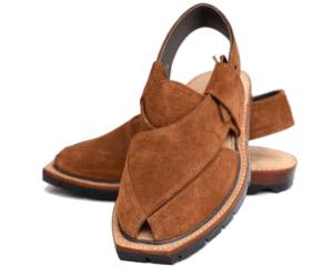 Original Suede Sabir Leather Norozi chappal Brown