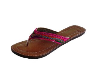 Embroidered-ladies-kolhapuri-chappal-Multani Chappal