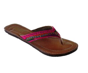 Embroidered ladies kolhapuri chappal Multani Chappal