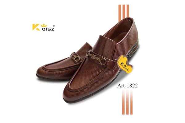 Leather Shoes For Men Hand Made Brown Soft Leather SKU 1822