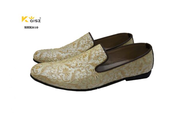 Buy Embroidered Loafers shoes For Men’s pakistan | Embroidered Loafers Men’s Slip On Wedding shoes
