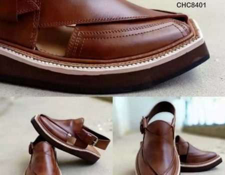Genuine Leather kaptaan chappal Design Brown New Design original Chappal Charsadda sku900