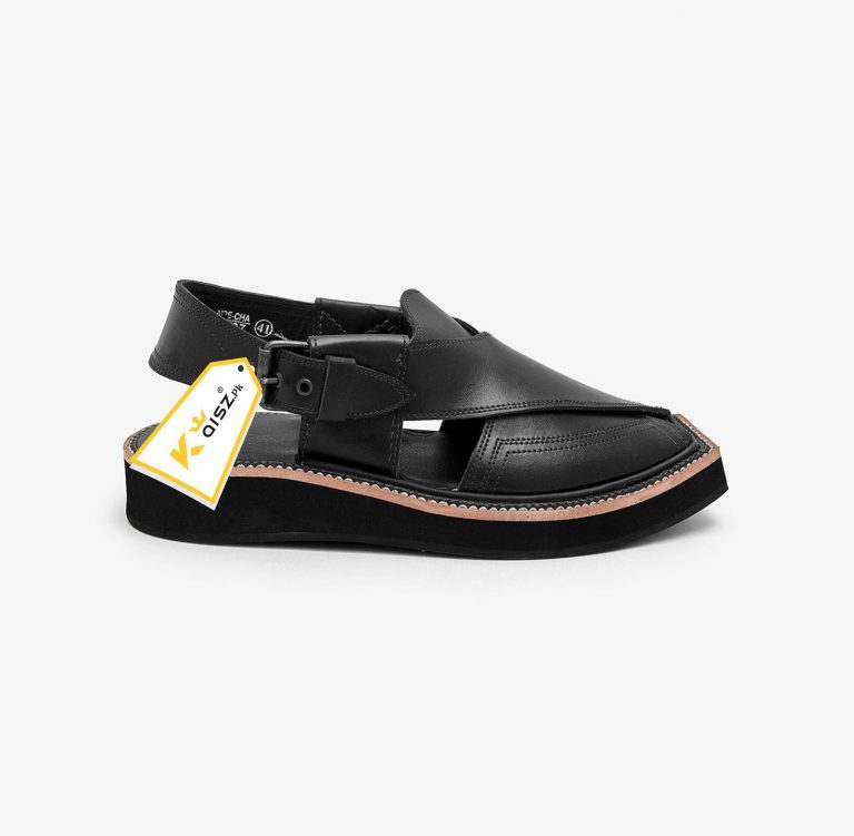 Kaptaan Chappal Black