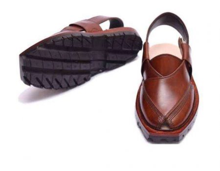 Buy online Men’s Leather Quetta Norozi double sole Peshawari Chappal Kheri in Pakistan sku1650