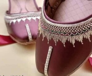 Multani Khussa girls and women Hand Made Pure Leather embroidered khussa fancy khussa Bridal khusa