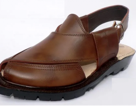 Quetta Norozi Chappal Pure Leather Double Shade Color