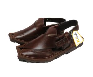 Buy Online Men’s Leather Original Shikari chappal Kheri in Pakistan Maroon