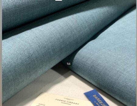 Bareeze Man 2 Tone soft wool Unstitched fabric Blue Grey