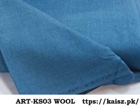Unstitch Mens Woolen Cloth Soft Wool Unstitch Fabric ks03 Dyed Blue