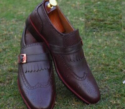 Monk shoes Leather shoes Melbourne Loafers Dress shoes