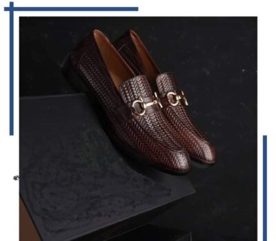 Brown Men loafers Shoes Luxury Moccasins Office Business Man Footwear 
