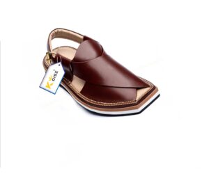 Kaptaan Special Peshawari Chappal Maroon Leather