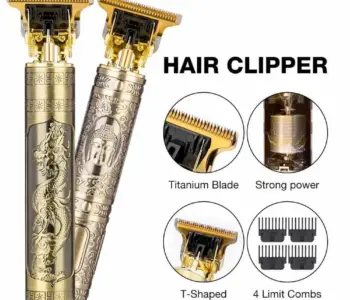 Trimmer Shaving Machine Vintage T9 Professional Dragon Style Metal Rechargeable Electric Hair Clipper Cutting Machine