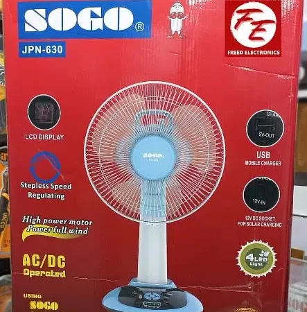 Sogo Rechargeable Fan (JPN-630)