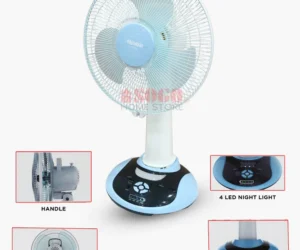 Sogo Rechargeable Fan – Table / Desk Fan (JPN-630)