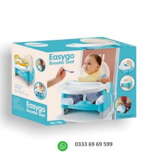 Easygo Baby Booster Seat | 3-in-1 Portable Dining Chair with Toy