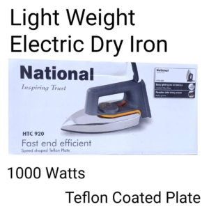 Electric Dry Iron Teflon Coated Plate HTC920