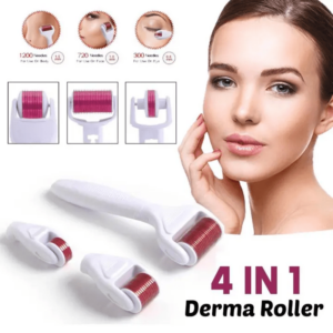 4 In 1 Derma Roller Micro-Needling Skin Care System