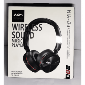 NIA Q6 Wireless Headphones Bluetooth Wireless Headphone Quality Sound Extra Comfortable with Mic / FM Radio /SD Card Slot