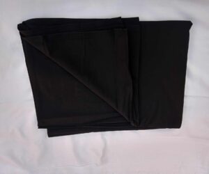 Men Wash And Wear Fabric Black