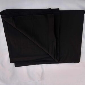 Men Wash And Wear Fabric Black