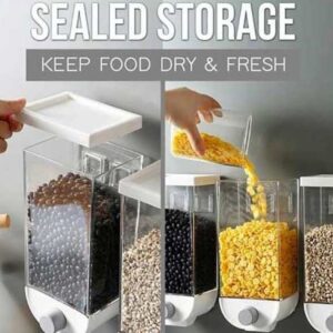 Wall Mounted Cereal Dispenser kitchen Organizer (Pack Of 3)