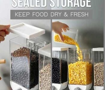 Wall Mounted Cereal Dispenser kitchen Organizer (Pack Of 3)