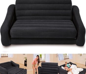 Intex Inflatable Air Sofa Combed Sleeper Queen Size Inflatable Air Folding Bed Floating Chair Floating