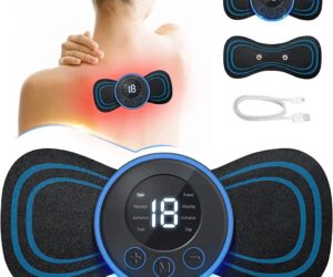 Mini Electromagnetic Shaper Massager, Portable Adjustable Frequency Massager, for Neck Shoulder Back Waist Arms Legs Aches