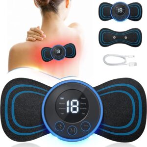 Mini Electromagnetic Shaper Massager, Portable Adjustable Frequency Massager, for Neck Shoulder Back Waist Arms Legs Aches