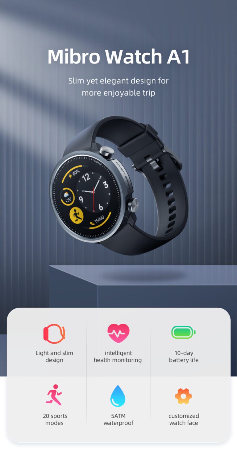 Xiaomi Mibro A1 smart watch