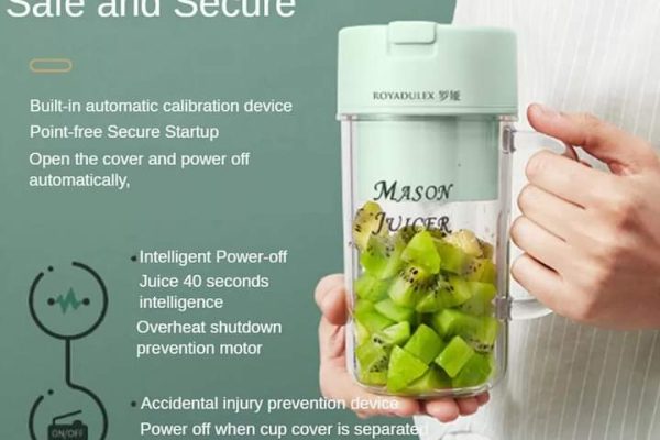 2in1 Rechargeable Straw Portable Juicer Blender Crusher Mini Rechargeable Smoothie Blender Juicer With Straw