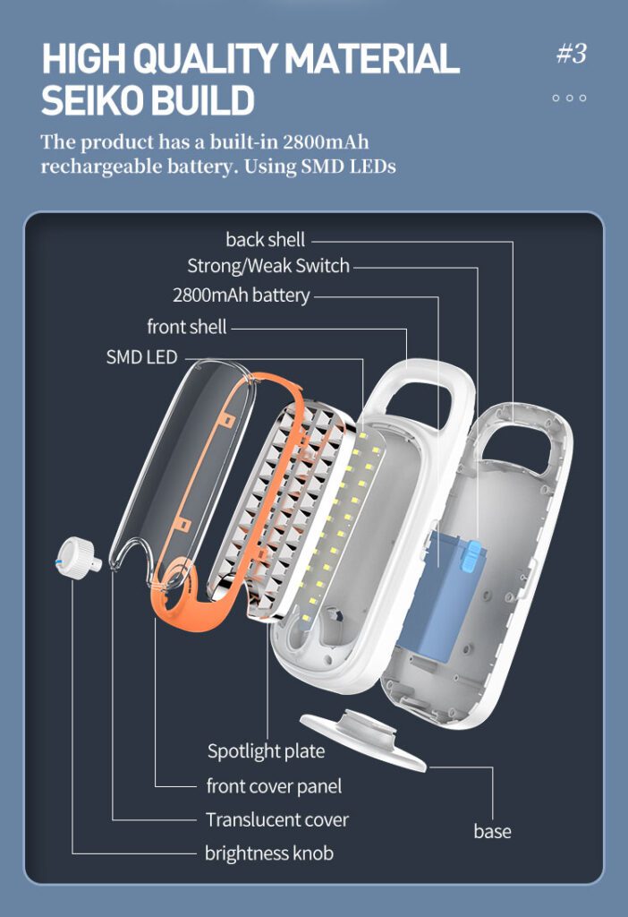 Rechargeable LED Lamps DP 7128