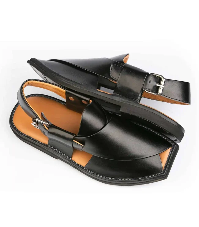 Peshawari Chappal – Black 1