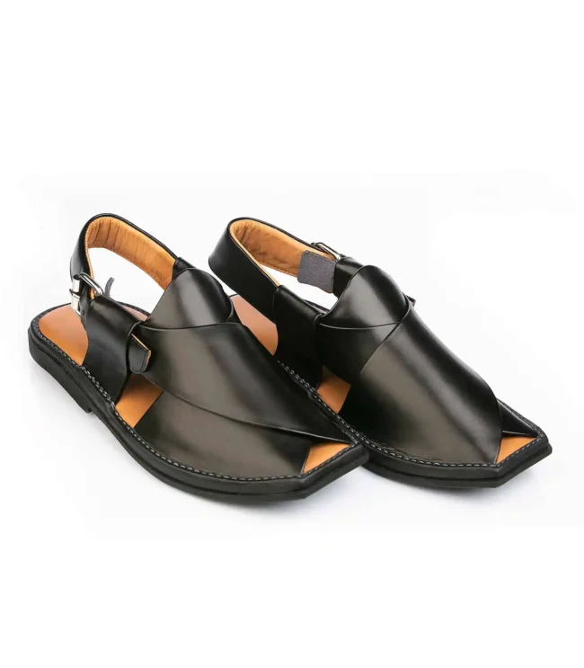 Peshawari Chappal – Black 1