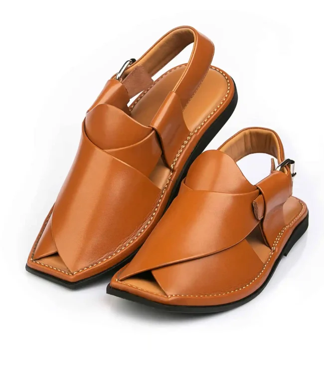 Peshawari Chappal – Mustard 1