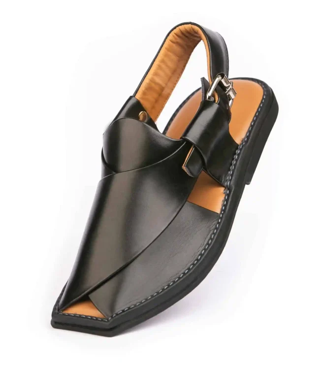 Peshawari Chappal – Black 1