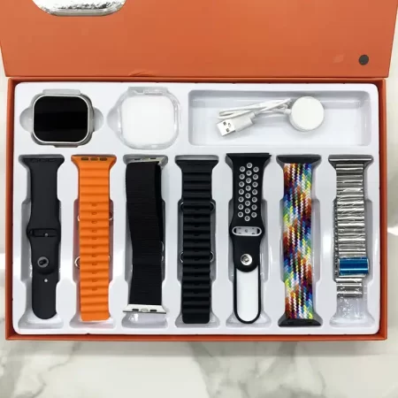 H12 Ultra Smart Watch With 8Straps