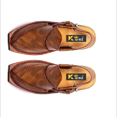 single sole Norozi Chappal Double Shade texture (1)