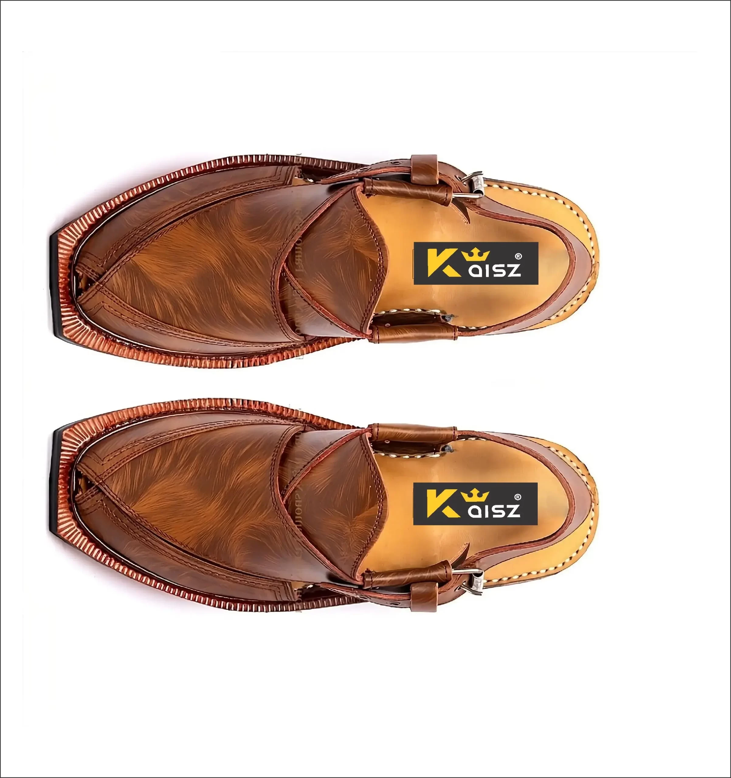 single sole Norozi Chappal Double Shade texture (1)