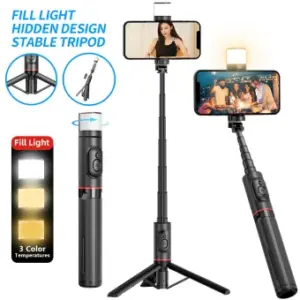P170S Extendable Handled Stabilize Selfie Stick And Tripod