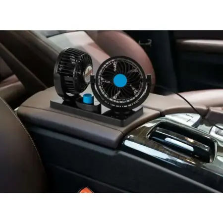Dashboard Universal Dual Car Fan (4)
