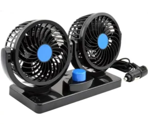 Dashboard Universal Dual Car Fan 12v 2 Speed | Car Double Fan for Dashboard | Universal Dual Fan 12v 2 Speed