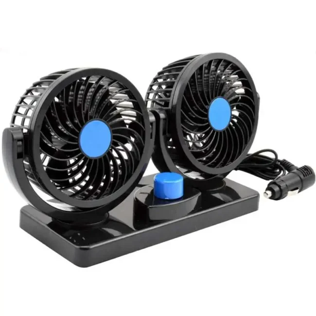 Dashboard Universal Dual Car Fan (4)