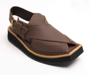 Kaptaan Chappal Matte Brown