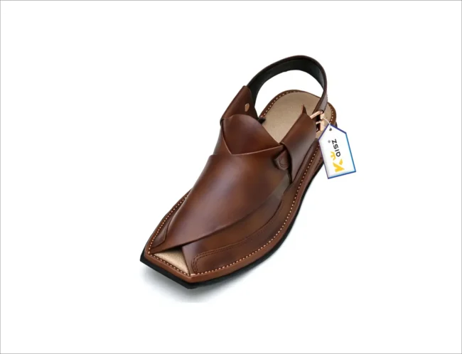 zalmi chappal brown