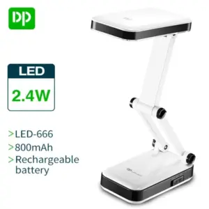 Rechargeable Flashlight Portable LED Emergency Light Torch  LED Desk Lamp DP-666