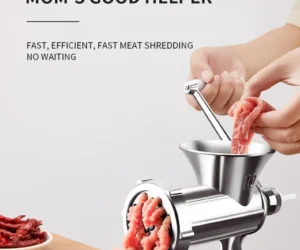 Multifunctional Kitchen Multifunction Handheld Hand Crank Meat Mincer/ Qeema Machine Sausage Noodles Grinder Meat Grinder Manual Home Tool