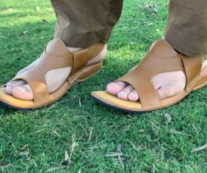 Panjedar Chappal Brown